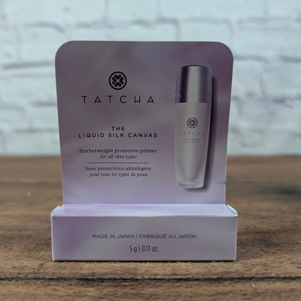 Tatcha The Liquid Silk‎ Canvas Primer Lightweight Protective 0.17oz